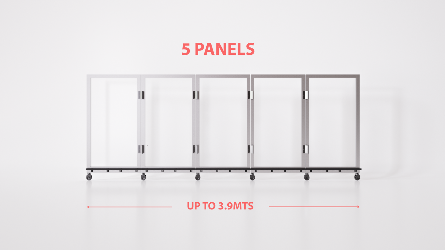 Sidcon Global - Turning Gate Hardware Bundle - Full Hardware Kit - 5 Panels